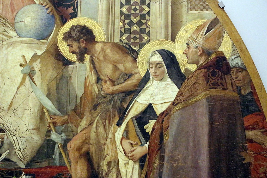 Cristo in trono tra Maria e santi - dettaglio 1, Museo dell'Opera del Duomo, Firenze, Royal Collection